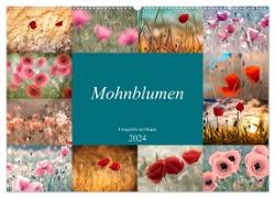 Mohnblumen - Fotografie mit Magie (Wandkalender 2024 DIN A2 quer), CALVENDO Monatskalender
