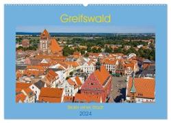 Greifswald, Bilder einer Stadt (Wandkalender 2024 DIN A2 quer), CALVENDO Monatskalender