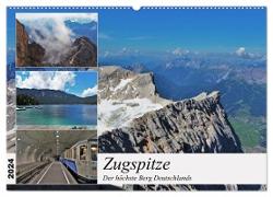 Zugspitze - Der höchste Berg Deutschlands (Wandkalender 2024 DIN A2 quer), CALVENDO Monatskalender