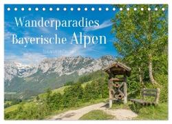Wanderparadies Bayerische Alpen (Tischkalender 2024 DIN A5 quer), CALVENDO Monatskalender
