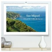 Sao Miguel - Die ganze Vielfalt der Azoren (hochwertiger Premium Wandkalender 2024 DIN A2 quer), Kunstdruck in Hochglanz