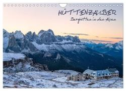 Hüttenzauber: Berghütten in den Alpen (Wandkalender 2024 DIN A4 quer), CALVENDO Monatskalender