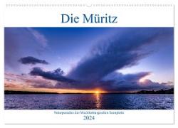 Die Müritz - Naturparadies der Mecklenburgischen Seenplatte (Wandkalender 2024 DIN A2 quer), CALVENDO Monatskalender