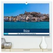 Ibiza Dalt Vila, Sa Penya und La Marina (hochwertiger Premium Wandkalender 2024 DIN A2 quer), Kunstdruck in Hochglanz