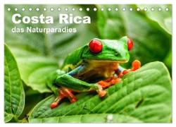 Costa Rica - das Naturparadies (Tischkalender 2024 DIN A5 quer), CALVENDO Monatskalender