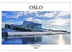 Oslo - Norwegen (Wandkalender 2024 DIN A3 quer), CALVENDO Monatskalender