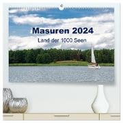 Masuren 2024 - Land der 1000 Seen (hochwertiger Premium Wandkalender 2024 DIN A2 quer), Kunstdruck in Hochglanz