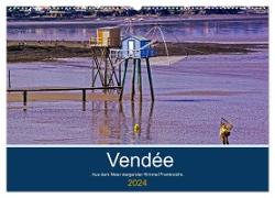 Vendée Aus dem Meer steigender Himmel Frankreichs (Wandkalender 2024 DIN A2 quer), CALVENDO Monatskalender