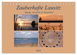 Zauberhafte Lausitz (Tischkalender 2024 DIN A5 quer), CALVENDO Monatskalender