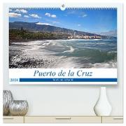 Puerto de la Cruz - Stadt am Atlantik (hochwertiger Premium Wandkalender 2024 DIN A2 quer), Kunstdruck in Hochglanz