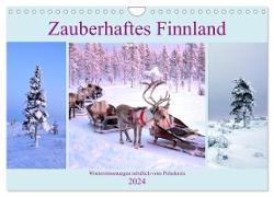 Zauberhaftes Finnland (Wandkalender 2024 DIN A4 quer), CALVENDO Monatskalender