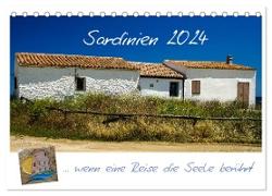 Sardinien ... wenn eine Reise die Seele berührt (Tischkalender 2024 DIN A5 quer), CALVENDO Monatskalender