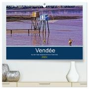 Vendée Aus dem Meer steigender Himmel Frankreichs (hochwertiger Premium Wandkalender 2024 DIN A2 quer), Kunstdruck in Hochglanz