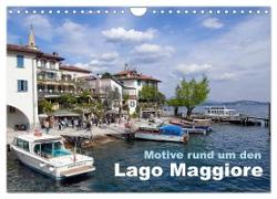 Motive rund um den See Lago Maggiore (Wandkalender 2024 DIN A4 quer), CALVENDO Monatskalender