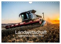 Landwirtschaft - Hightech auf dem Feld (Wandkalender 2024 DIN A4 quer), CALVENDO Monatskalender