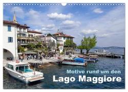 Motive rund um den See Lago Maggiore (Wandkalender 2024 DIN A3 quer), CALVENDO Monatskalender