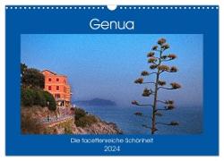 Genua - Die facettenreiche Schönheit (Wandkalender 2024 DIN A3 quer), CALVENDO Monatskalender