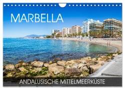 Marbella - andalusische Mittelmeerküste (Wandkalender 2024 DIN A4 quer), CALVENDO Monatskalender