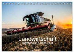 Landwirtschaft - Hightech auf dem Feld (Tischkalender 2024 DIN A5 quer), CALVENDO Monatskalender