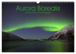 Aurora Borealis: Polarlichter in Norwegen (Wandkalender 2024 DIN A3 quer), CALVENDO Monatskalender