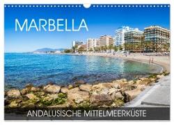 Marbella - andalusische Mittelmeerküste (Wandkalender 2024 DIN A3 quer), CALVENDO Monatskalender
