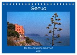 Genua - Die facettenreiche Schönheit (Tischkalender 2024 DIN A5 quer), CALVENDO Monatskalender