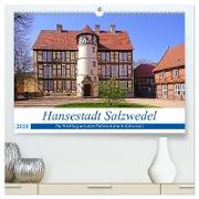 Hansestadt Salzwedel (hochwertiger Premium Wandkalender 2024 DIN A2 quer), Kunstdruck in Hochglanz
