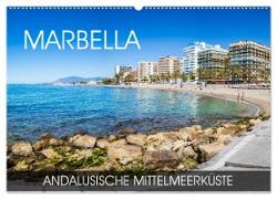 Marbella - andalusische Mittelmeerküste (Wandkalender 2024 DIN A2 quer), CALVENDO Monatskalender