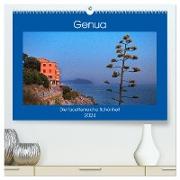 Genua - Die facettenreiche Schönheit (hochwertiger Premium Wandkalender 2024 DIN A2 quer), Kunstdruck in Hochglanz