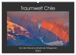 Traumwelt Chile (Wandkalender 2024 DIN A2 quer), CALVENDO Monatskalender