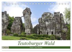 Teutoburger Wald - Natur und Kultur (Tischkalender 2024 DIN A5 quer), CALVENDO Monatskalender