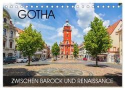 Gotha - zwischen Barock und Renaissance (Tischkalender 2024 DIN A5 quer), CALVENDO Monatskalender