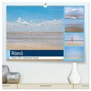 Römö - Wasser, Wind und endloser Strand (hochwertiger Premium Wandkalender 2024 DIN A2 quer), Kunstdruck in Hochglanz