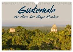Guatemala - das Herz des Mayareiches (Wandkalender 2024 DIN A4 quer), CALVENDO Monatskalender