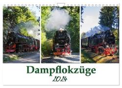 Schmalspurbahnen im Harz (Wandkalender 2024 DIN A4 quer), CALVENDO Monatskalender