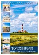 NORDSEEFLAIR - St. Peter Ording und Westerhever (Tischkalender 2024 DIN A5 hoch), CALVENDO Monatskalender