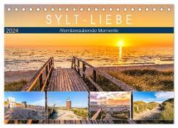 SYLT-LIEBE Atemberaubende Momente (Tischkalender 2024 DIN A5 quer), CALVENDO Monatskalender