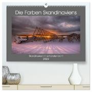 Die Farben Skandinaviens (hochwertiger Premium Wandkalender 2024 DIN A2 quer), Kunstdruck in Hochglanz