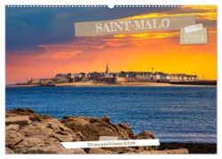 Saint-Malo - Ein gut geschützter Schatz (Wandkalender 2024 DIN A2 quer), CALVENDO Monatskalender