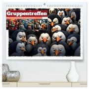 Gruppentreffen (hochwertiger Premium Wandkalender 2024 DIN A2 quer), Kunstdruck in Hochglanz