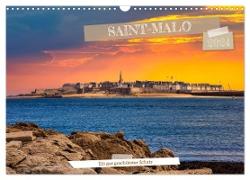 Saint-Malo - Ein gut geschützter Schatz (Wandkalender 2024 DIN A3 quer), CALVENDO Monatskalender