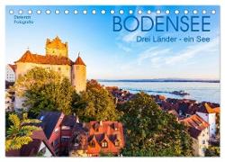 BODENSEE Drei Länder - ein See (Tischkalender 2024 DIN A5 quer), CALVENDO Monatskalender