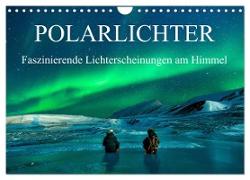 Faszinierende Lichterscheinungen am Himmel - Polarlichter (Wandkalender 2024 DIN A4 quer), CALVENDO Monatskalender