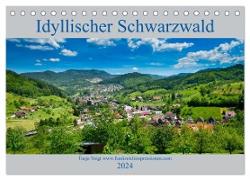 Idyllischer Schwarzwald (Tischkalender 2024 DIN A5 quer), CALVENDO Monatskalender