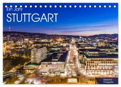 Ein Jahr STUTTGART (Tischkalender 2024 DIN A5 quer), CALVENDO Monatskalender