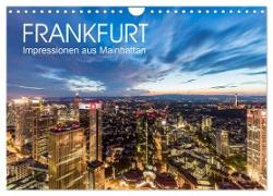 FRANKFURT Impressionen aus Mainhattan (Wandkalender 2024 DIN A4 quer), CALVENDO Monatskalender