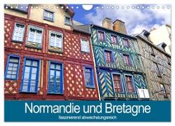 Normandie und Bretagne-faszinierend abwechslungsreich (Wandkalender 2024 DIN A4 quer), CALVENDO Monatskalender