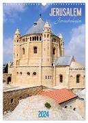 Jerusalem - Jeruschalajim (Wandkalender 2024 DIN A3 hoch), CALVENDO Monatskalender