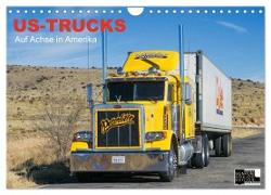 US-Trucks - Auf Achse in Amerika (Wandkalender 2024 DIN A4 quer), CALVENDO Monatskalender