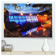 Der Edersee - Das Paradies in Nordhessen (hochwertiger Premium Wandkalender 2024 DIN A2 quer), Kunstdruck in Hochglanz